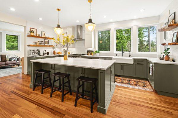 Issaquah, WA | Country style meets modern kitchen remodel By DHC - We like to call it magazine quality work ‍