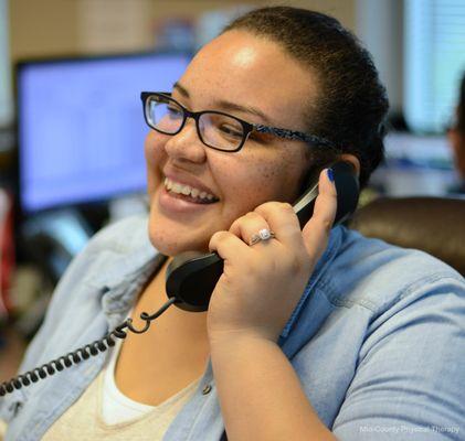 Our front desk staff is happy and ready to assist you! Call if you have any questions and want to schedule your appointment.