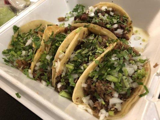 Authentic Southern California street tacos.