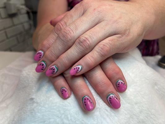 Hard Gel Nails
Hand Painted Nail Art
Beauty by Donna