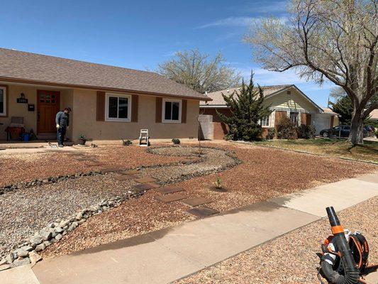 Full Front Yard Remodel