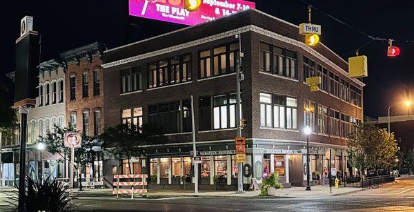 Brewery from across the street