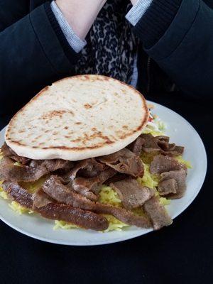 Gyro platter