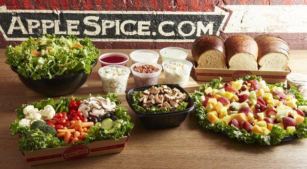 Salad Bar Extravaganza -Build-your-own Cobb, chef, cashew chicken, or Southwest chicken salad.