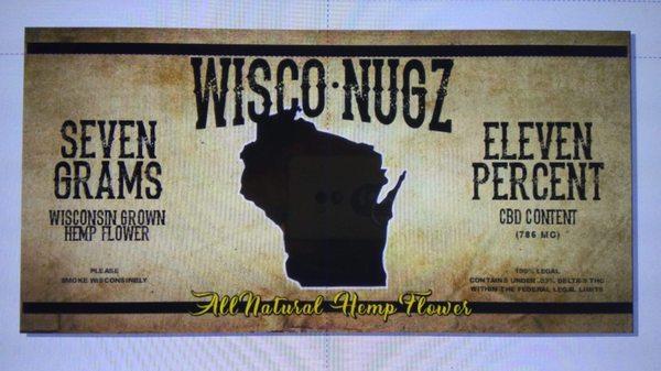 WiscoNugz ONLY at Glass Monkey Smokeshops, Green Bay, WI!