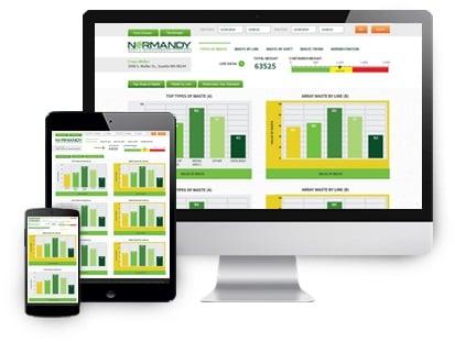 Web-based waste stream tracking