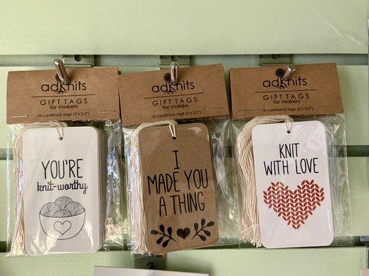 Tags for gifting.