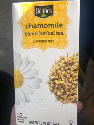 Chamomile tea