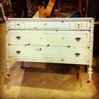 Distressed dresser