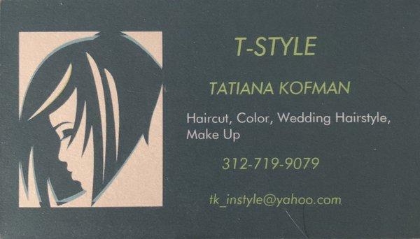 T-Style at My Salon In Glenview IL.