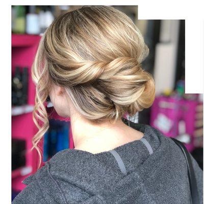 Updos for special events, proms, homecoming and weddings