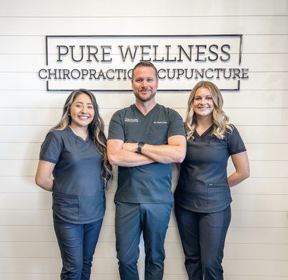 Your Pure Wellness Team! 
Dr. Allen, Jessica (left), Sarah (right)