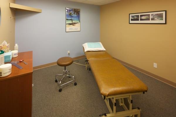 Private treatment room