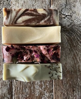 Grab a bar of luxurious, artisan crafted, goats milk soap while you're at Grace and Sparrow Southern Boutique