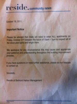 Water shut off Oct 19