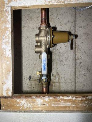 Main Shutoff Valve & Pressure Regulator