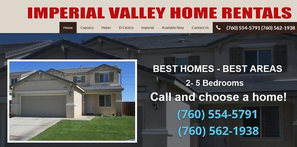 Imperial Valley Home Rentals