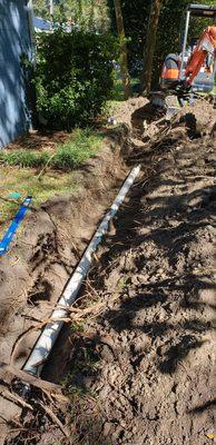 Sewer line replacement