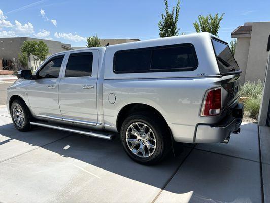 Good color match for 7yo truck.