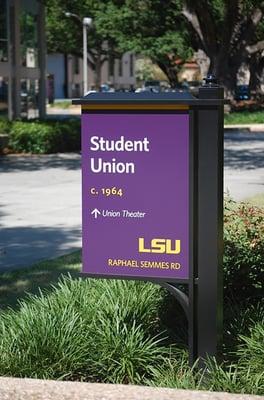 LSU Campus Wayfinding Signage, Baton Rouge, LA