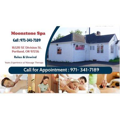 Moonstone Spa
16320 SE Division St, Portland, OR 97236