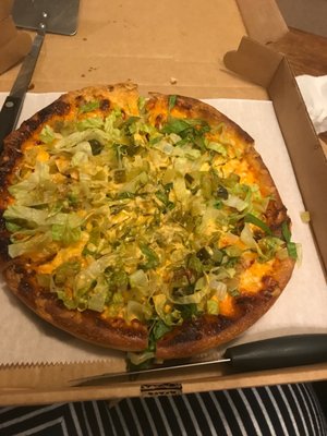 Big Mac pizza.  Ok, but did they run out of ground beef? Maybe one crumble on each slice.  I'm disappointed, but I will try it again.