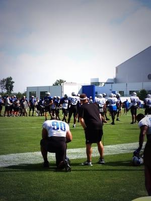 Lions training camp