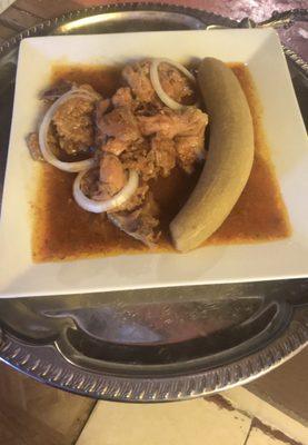 Turkey nan sauce (Turkey stew)