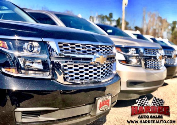 Chevrolet SUV's Tahoe Hardee Auto Sales great deals