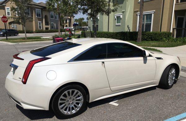 2014 CTS coupe Performance in White Diamond