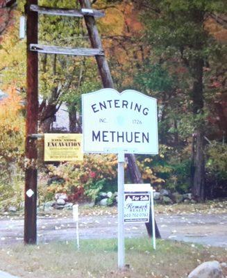 Entering Methuen from Haverhill on 97.