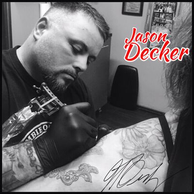 Owner and artist Jason Decker