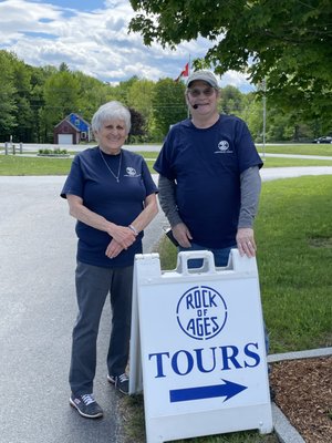 Visitor Center Staff - Anita Ford and Roger Larrabee