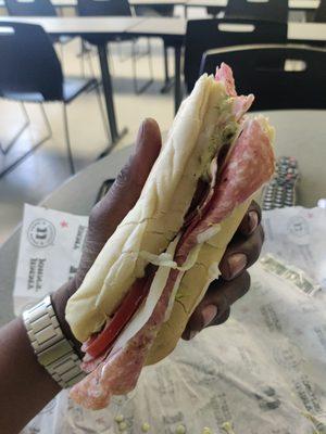 The sandwich that didn't stand a chance!