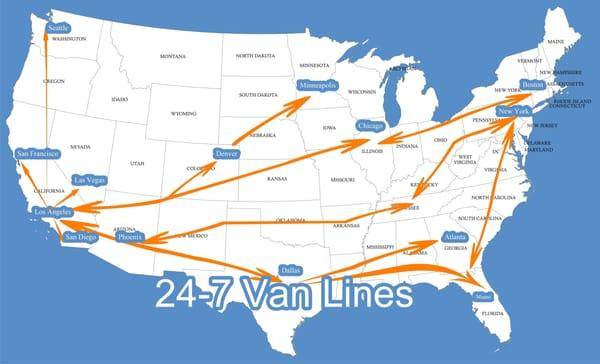 Nationwide Moving 24-7 Van Lines