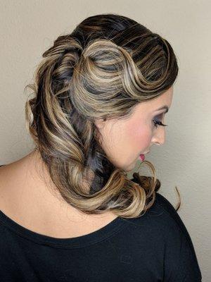 Bride's maid hair by Heather Raco 904-252-5905