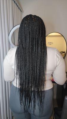 Knotless braids