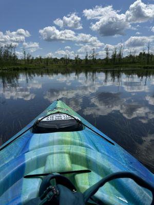 Kayaking at Lake Lonely in a beautiful day!