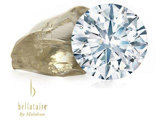 Bellataire™ Diamonds  are natural diamonds that have been restored to their intrinsic color by HPHT process. Saving consumers 30% to 60%