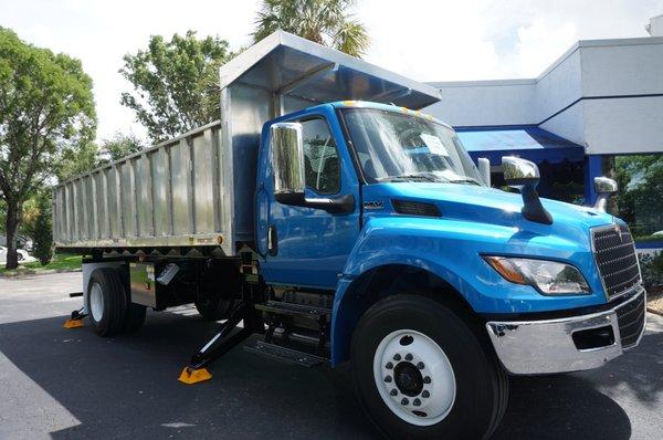 Roofing truck with aluminum bed by TESCO EQUIPMENT LLC.