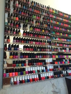 Nail polish selection