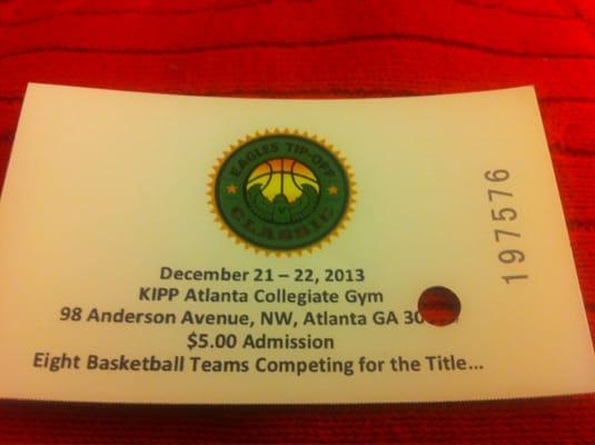 Admission ticket