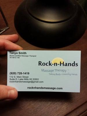 New business cards are in