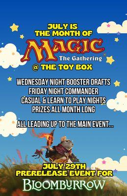 Join us Wednesdays & Fridays for the Month of Magic.