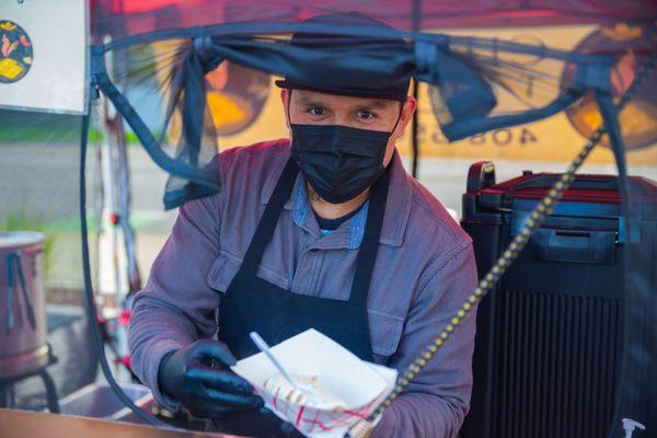 Meet Irving our Tamale guy!