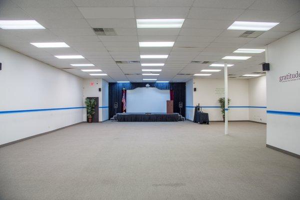 Spacious hall,to accomadate your guests with with AV facilities.