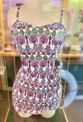 I would wear this cute swimsuit from Capitola Historical Museum's "Capitola Then & Now" exhibition!