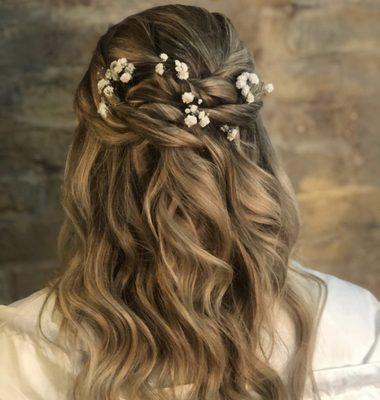 Bridal hair done by Brandon Perrigo