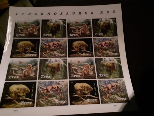 T. Rex stamps!!!