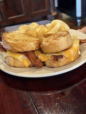 Grilled cheese and bacon